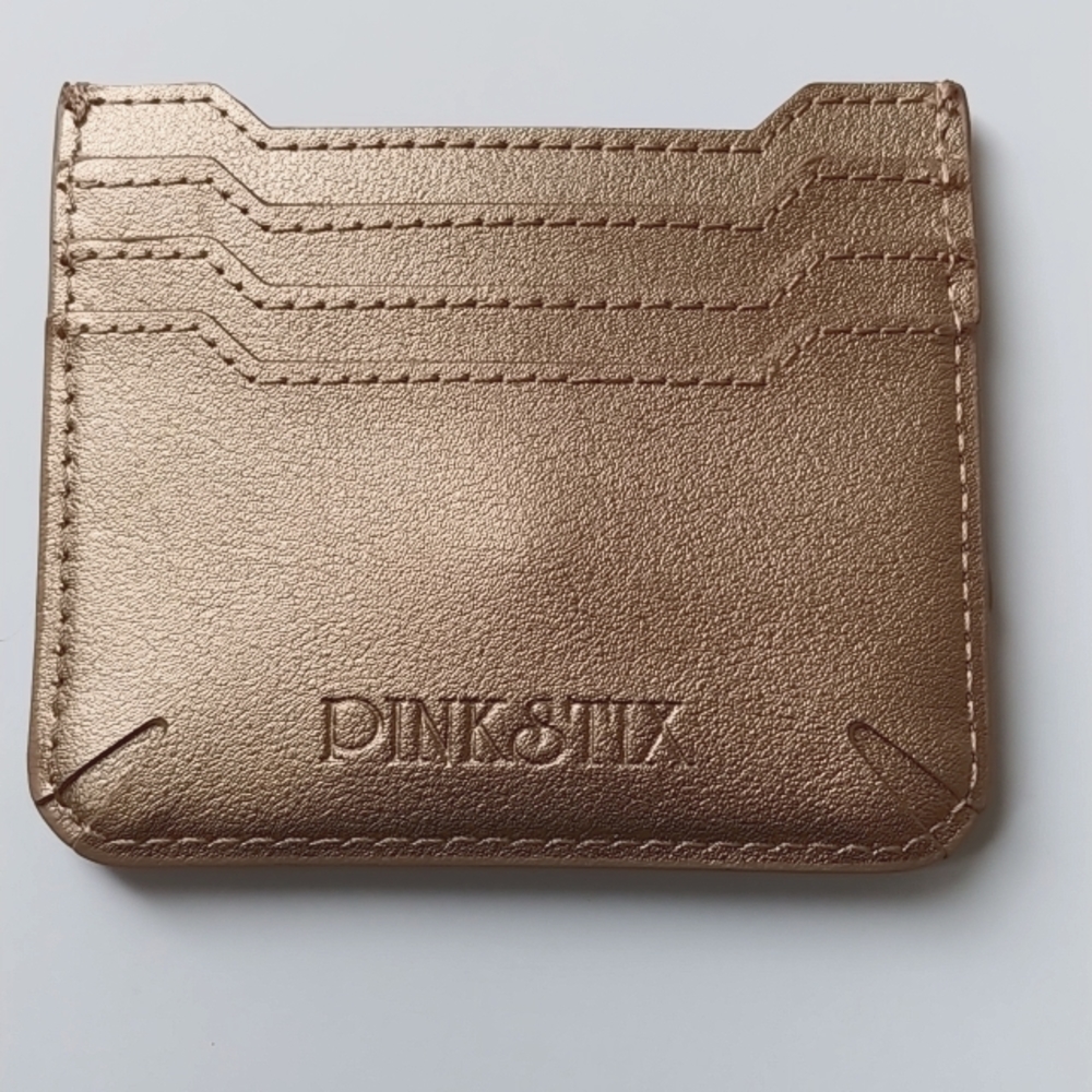 Card wallet Copper/bronze Color by pink stix